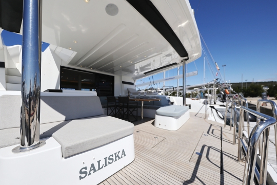 Saliska - Lagoon 55 Catamaran Yacht for sale - Deck Aft