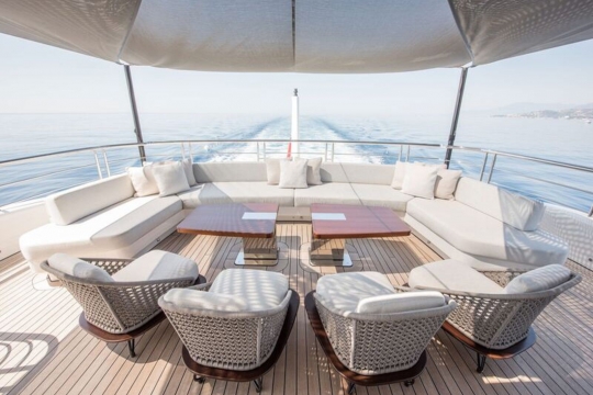 Florentia - Upper deck aft seating