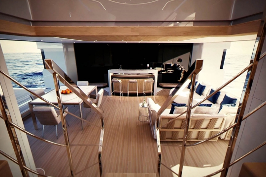 Baglietto T60 - Beach Club