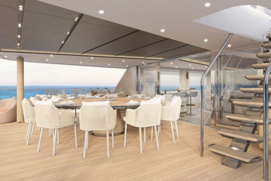 Project Secret - exterior dining