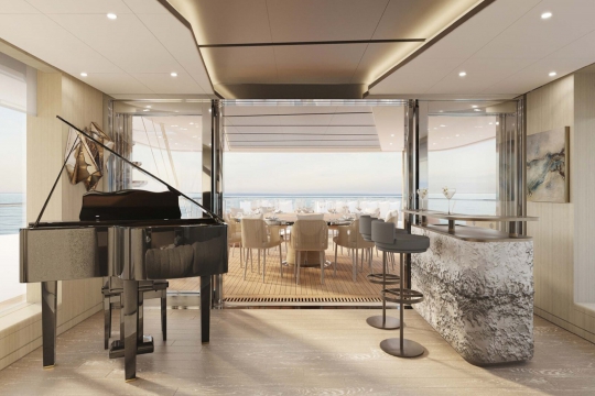 Project Secret - upper deck salon