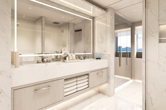 Heesen Grace - Master Bathroom