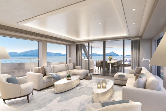 Heesen Grace - Deck Salon