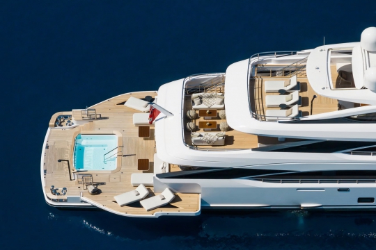 Benetti BNow 50 - Aft Pool side