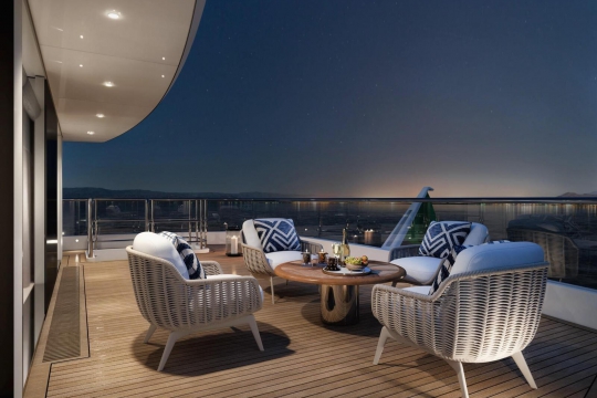 Benetti BYond yacht for sale - Bridge Deck Aft
