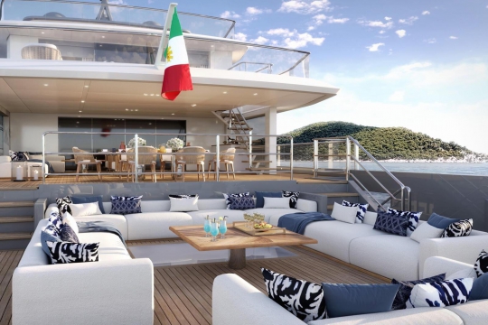 Benetti BYond yacht for sale - Main deck aft