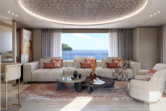 Benetti BYond yacht for sale - Lounge 2