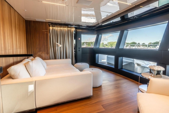 NEVERLAND - Sanlorenzo Alloy 44 yacht for sale - Master Lounge