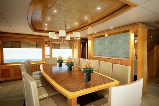 Motor Yacht Lady Sura - dining