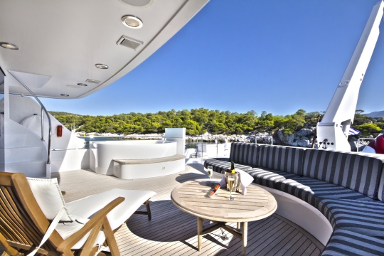 Motor Yacht Endless Summer Westport for charter - upper deck