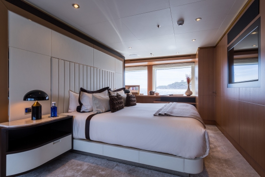 Motor Yacht Go Feadship for charter - master cabin