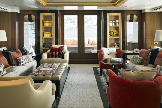 Motor Yacht Kathleen Anne Feadship for charter - main saloon