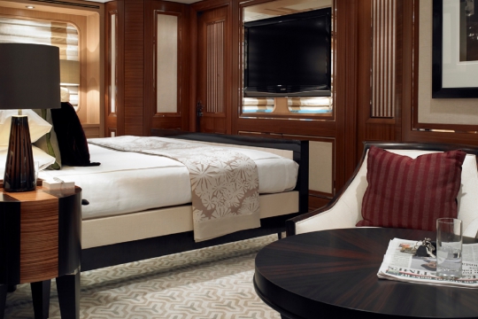 Motor Yacht Kathleen Anne Feadship for charter - master cabin