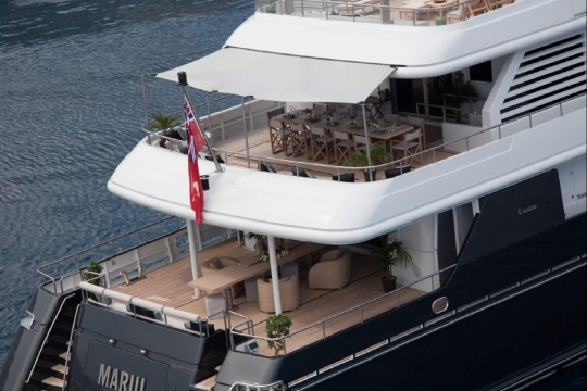 Motor Yacht Mariu Codecasa for charter - exterior decks